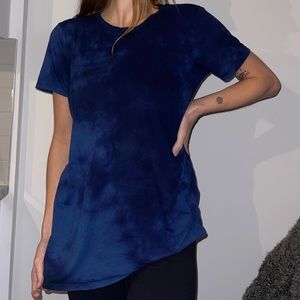Dark Blue Acid-wash/Tie-dye T-shirt